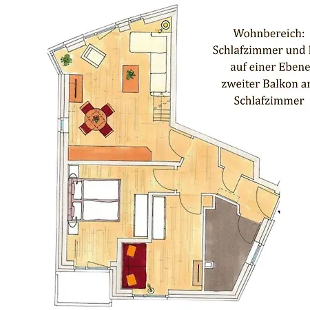 De Lark Penthouse Mit Nordseeblick *