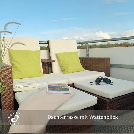 Apartment De Lark Penthouse Mit Nordseeblick *
